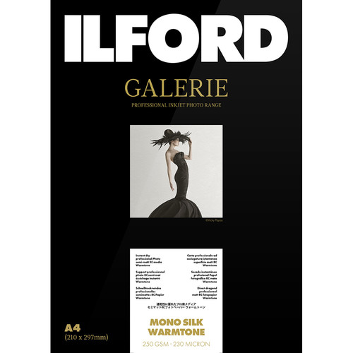 Ilford Galerie Mono Silk Warmtone (8.5 x 11", 25 Sheets)