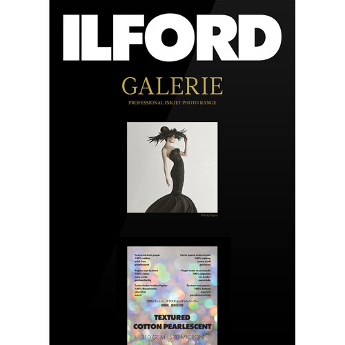 Ilford Galerie Textured Cotton Pearlescent Photo Paper (8.5 x 11", 25 Sheets)