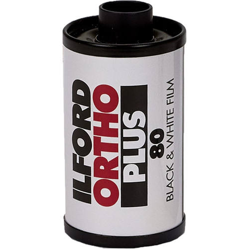 Ilford Ortho Plus Black & White Negative Film (35mm Roll Film, 36 Exposures, Expired 03/2024)