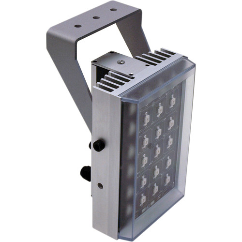 Iluminar WL436 Series Long-Range White Light Illuminator (110', 100° x 50°, Silver)