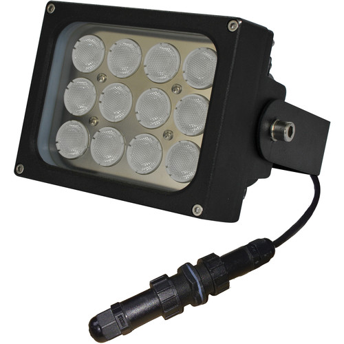 Iluminar WLC150-PoE Series Medium-Range White Light Illuminator (26', 120°, Black)