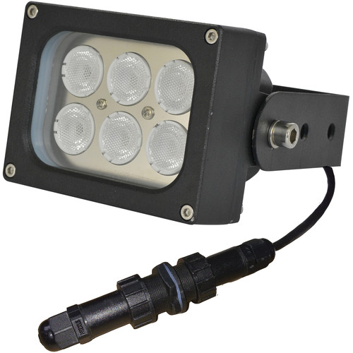 Iluminar WLC99-PoE Series Short-Range White Light Illuminator (43', 60°, Black)