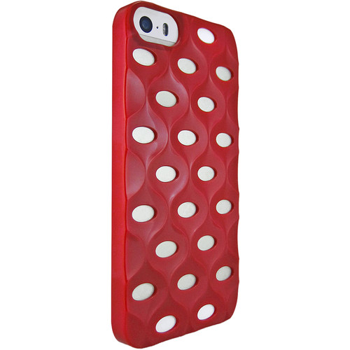 iLuv La Pedrera 3D Effect Hardshell Case for iPhone SE (Red)