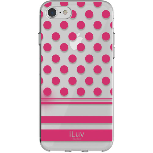 iLuv DotStyle Case for iPhone 7 Plus/8 Plus (Pink)