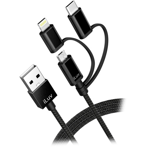 iLuv 3-In-1 USB 2.0 Cable