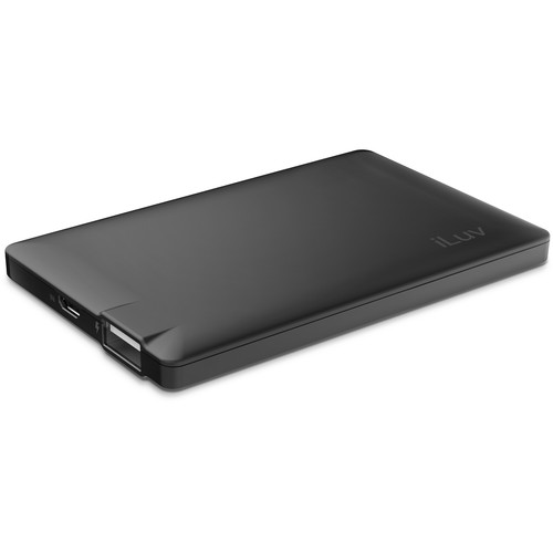 iLuv myPower25 2500mAh Slim Portable Battery Pack (Black)