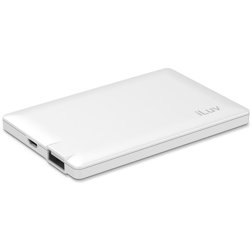 iLuv myPower25 2500mAh Slim Portable Battery Pack (White)