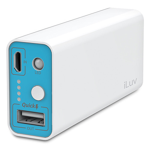 iLuv myPower 5200 Portable Battery Pack (White)