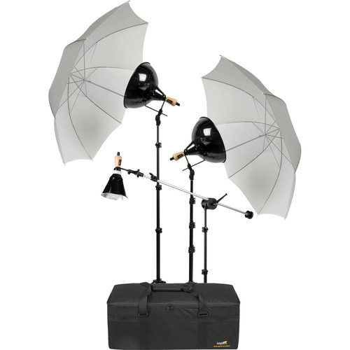 Impact 1250W Three Light Mini Boom Kit