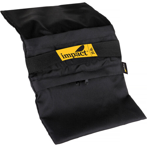Impact Empty Saddle Sandbag Kit (15 lb, Black, 6-Pack)