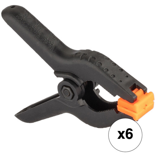 Impact ABS 3.75" Small Spring Clamp (2" Jaw, 6-Pack)