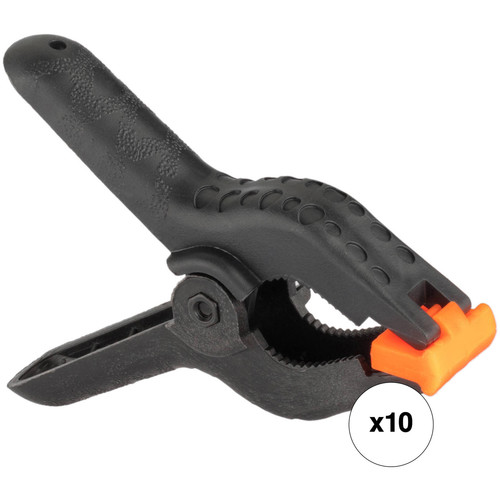 Impact ABS 4.5" Medium Spring Clamp (2.5" Jaw, 10-Pack)