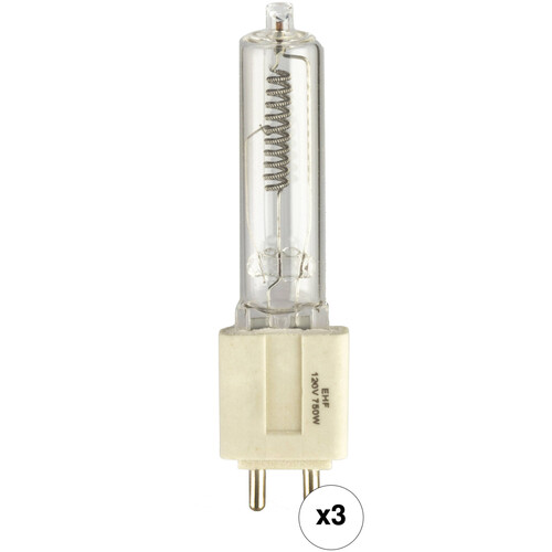Impact EHG Lamp (750W, 120V, 3-Pack)