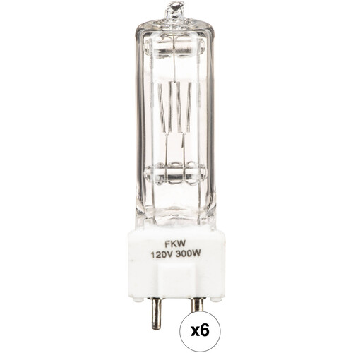 Impact FKW Lamp (120V, 300W, 6-Pack)