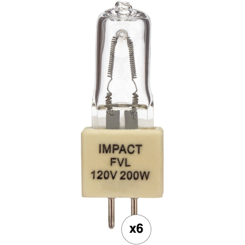 Impact FVL Lamp (200W, 120V, 6-Pack)