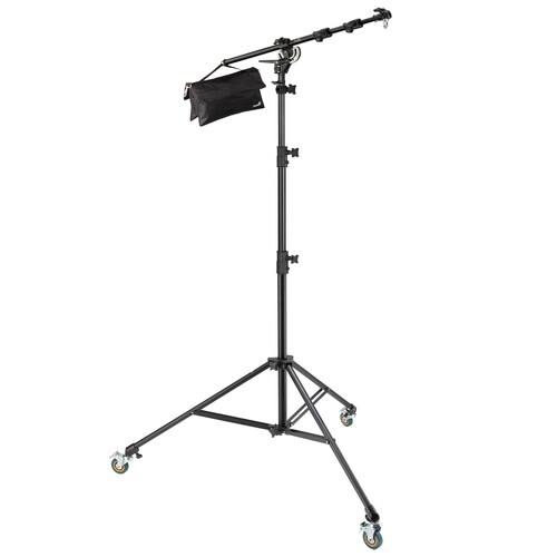 Impact Mid-Range Boom Arm with Light Stand & Casters Kit