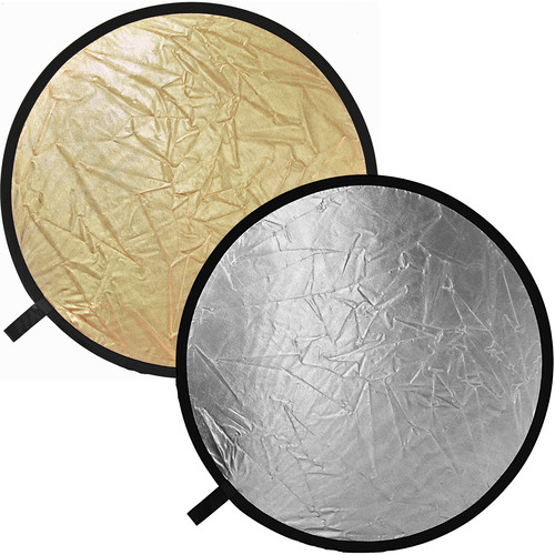 Impact Collapsible Circular Reflector Disc - Gold/Silver - 32"