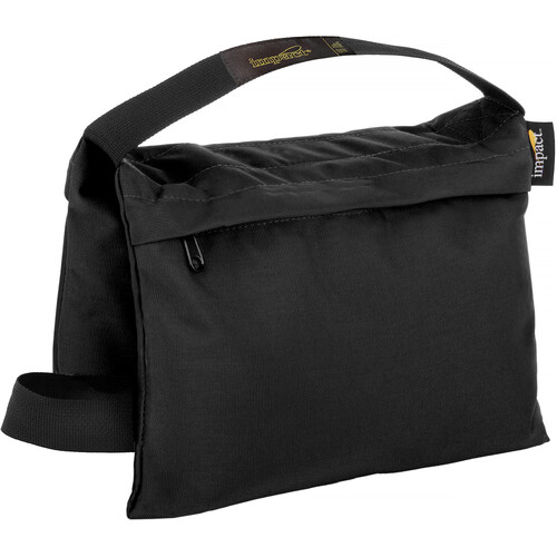 Impact Filled Saddle Sandbag (15 lb, Black)