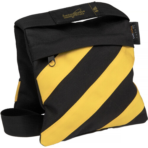 Impact Filled Saddle Sandbag (5 lb, Caution Striped)