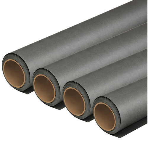 Impact Seamless Background Paper Freight Friendly Bundle (4-Pack, Gray, 86" x 36')
