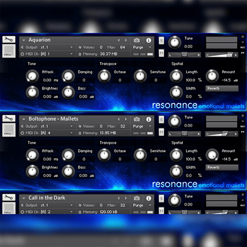Impact Soundworks Resonance: Emotional Mallets Virtual Instrument for Kontakt