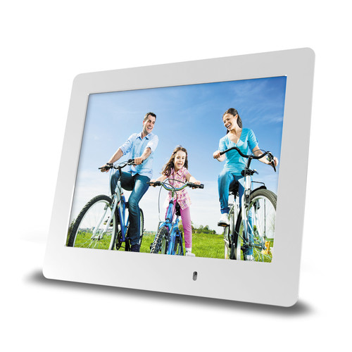 Impecca 8" Digital Photo Frame (White)