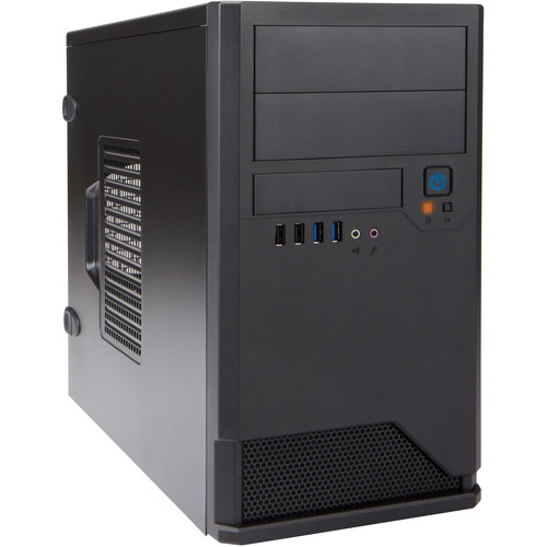 In Win EM048 Micro ATX Mini-Tower Chassis (Black)