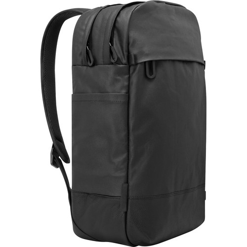 Incase Leather & Canvas Capsule Backpack (Black)