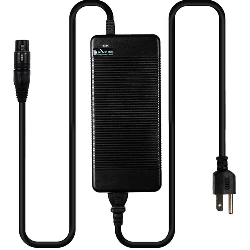IndiPRO Tools 15V 20A AC Power Supply to 4-Pin Neutrik XLR Female Connector (10')