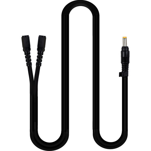 IndiPRO Tools 2.5mm Male to Dual 2.5mm Female Power Cable (10", Non-Regulated)