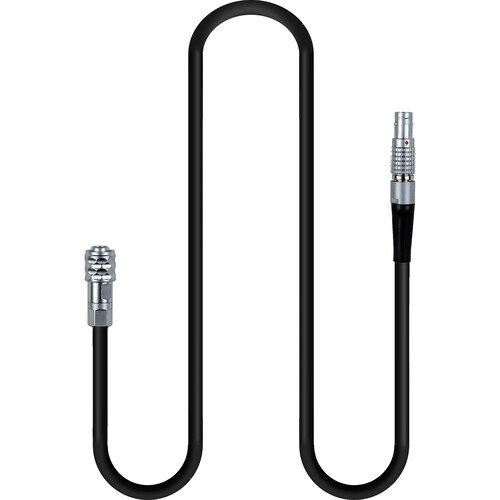 IndiPRO Tools Coiled 2-Pin LEMO to 2-Pin Cable for Blackmagic Pocket 4K & 6K (20-36")