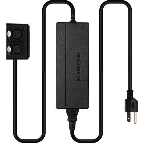 IndiPRO Tools 15V, 10A AC Power Supply with Dual 4-Pin XLR Female Outputs (10')
