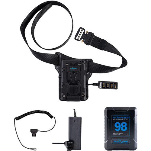 IndiPRO Tools 98Wh Micro-Series V-Mount Battery Kit for Blackmagic Pocket 4K & 6K