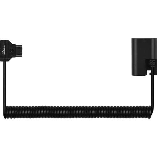 IndiPRO Tools D-Tap to Canon LP-E6 Coiled Dummy Battery Cable (Regulated, 22-44")