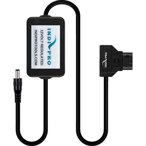 IndiPRO Tools D-Tap to DC Regulated Power Cable for Atomos Monitors/Recorders (24")