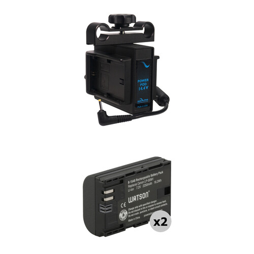IndiPRO Tools Power Grid System with 2x LP-E6 Batteries for Blackmagic Pocket Camera Kit