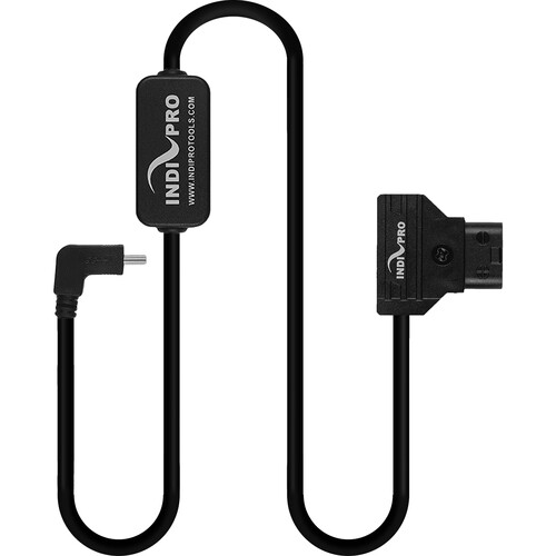 IndiPRO Tools D-Tap to Regulated Right-Angle USB Type-C Cable for GoPro HERO7/6/5 Black and HERO 2018 (3')