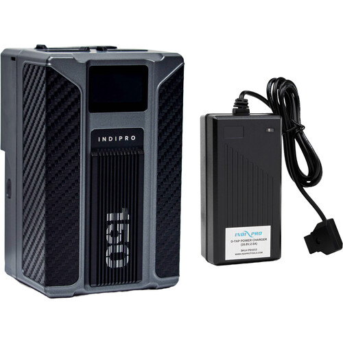 IndiPRO Tools Kratos Kit with Battery and D-Tap Pro Charger (150Wh, V-Mount)