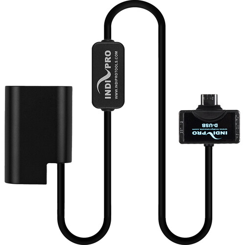IndiPRO Tools Mini-Tap with Panasonic DMW-BLF19 Dummy Battery Cable