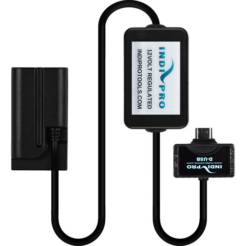 IndiPRO Tools Mini-Tap to Sony L-Series Type Battery Dummy (30")