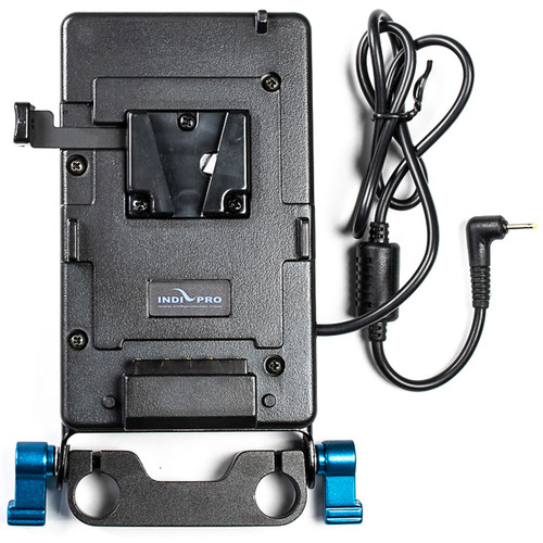 IndiPRO Tools V-Mount Plate for Blackmagic Pocket Cinema Camera (15mm Rod Bracket)