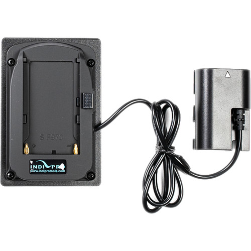 IndiPRO Tools Sony L-Series Battery Adapter Plate to Canon LP-E6 Dummy Battery