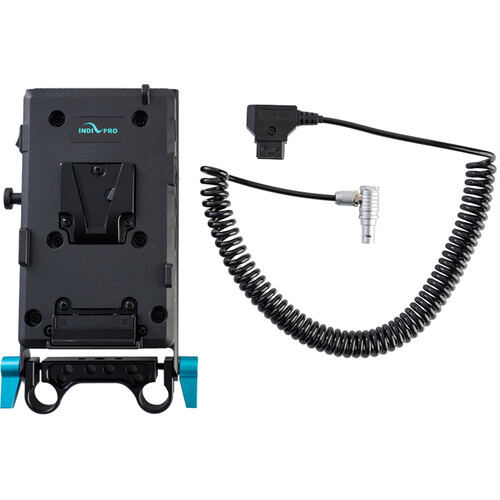 IndiPRO Tools V-Mount Battery Plate with 15mm Rod Mount for RED KOMODO
