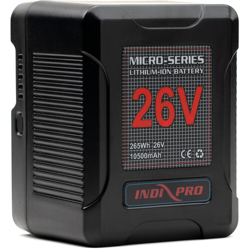 IndiPRO Tools Micro-Series 26V 260Wh Lithium-Ion Battery with D-Tap Port (V-Mount)