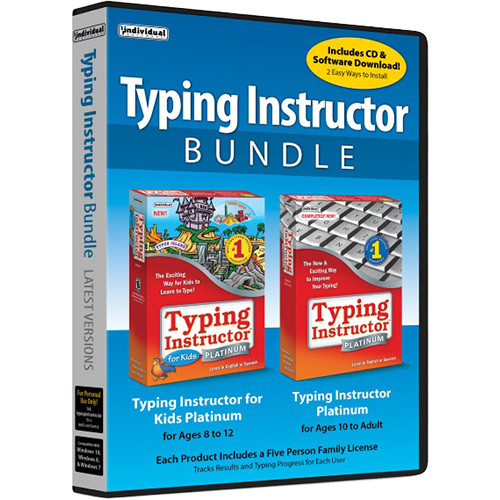 Individual Software Typing Instructor Bundle (5-User Family License, Download)