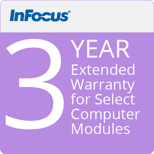 InFocus 3-Year Extended Warranty for Select Computer Modules