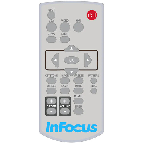 InFocus HW-NAVIGATOR-6 Remote Control for LightPro Series Projectors