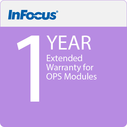 InFocus 1-Year Extended Warranty for OPS Modules