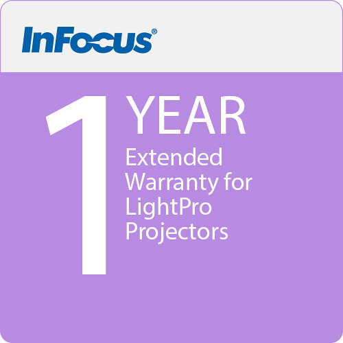 InFocus 1-Year Extended Warranty for LightPro Projectors