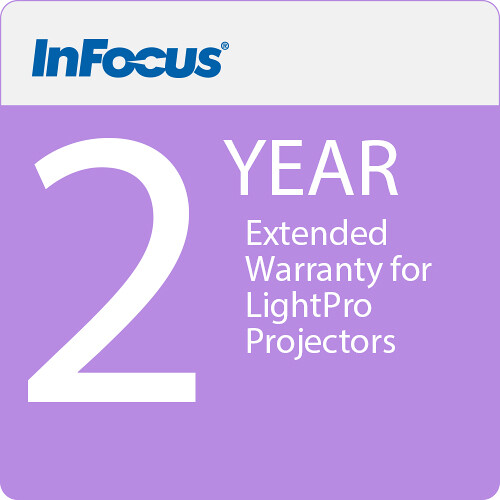 InFocus 2-Year Extended Warranty for LightPro Projectors